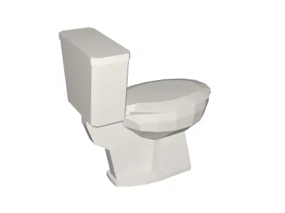 Toilet Low-poly 3D model buy