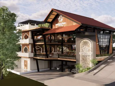 Padang Lepas Cafe 3D model