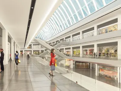 Shopping Centre 3 - Interior and Exterior 3D model