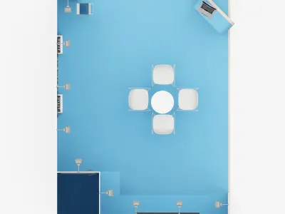 Exhibition stand 8 3D model