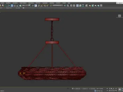 Apollo Small Chandelier Low-poly 3D model