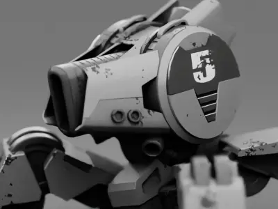 Spider Droid  rigged character 3D model purchase