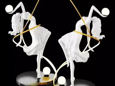 Floor Lamps Famil 3D model