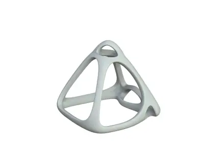 SciFi Cube Object No 57838 Low Poly Shape Low-poly 3D model