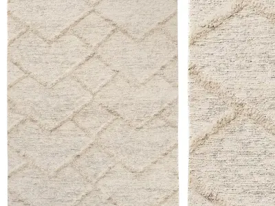  ADHAR JUTE RUG 3D model