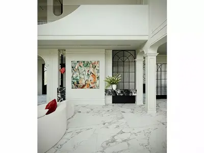 Modern light luxury style 3D model