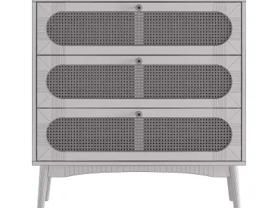 Canno chest of drawers 3D model