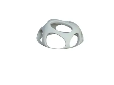 SciFi Cube Object No 51223 Low Poly Shape Low-poly 3D model