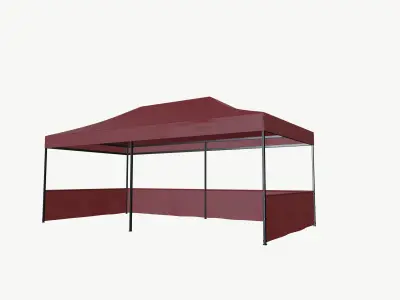 Tent House Low-poly 3D model