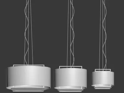 Lewit Hanging Pendant Metalarte 3D model