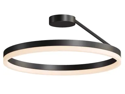  Nordic LED Geometry Circle Ceiling Light 3D model