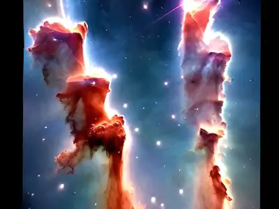 Twins Nebula 3D model