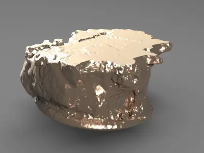 Dragon rocks stand base 1  3D model