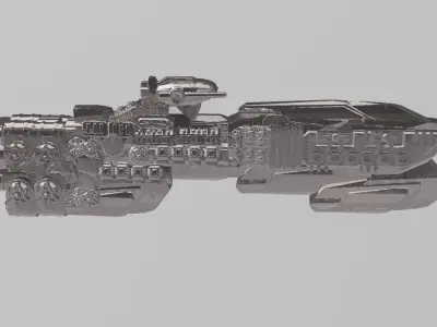 FLEET CORE - 07 USDF BATTLESHIP 3D print model