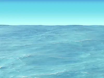 Animated Ocean 3D model
