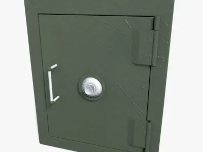 Safe and Sacks of Money 3D model