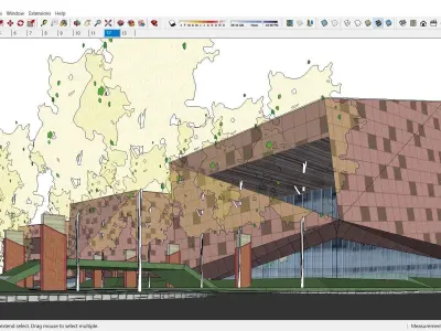 Sketchup Shopping Center F4 3D model