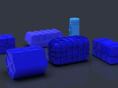 star wars cargo pack 3D print model