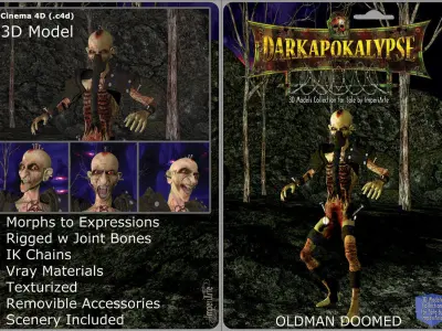 Oldman Doomed 3D model