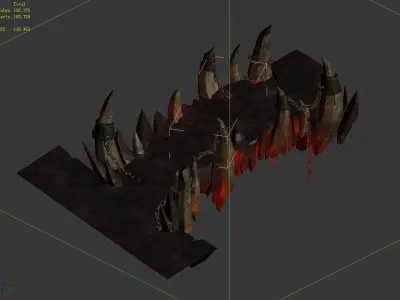 Not Zhoushan - Volcano - Stone Bridge 01 3D model