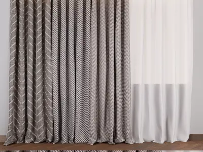 curtain 001 3D model