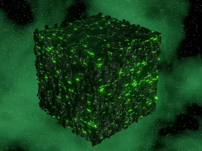 The Borg Low-poly 3D model