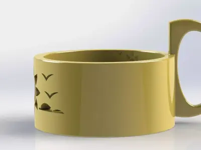 Keys Tray 9 Sunshine  3D print model