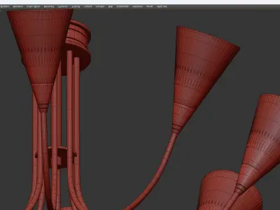ELISABETH Low-poly 3D model