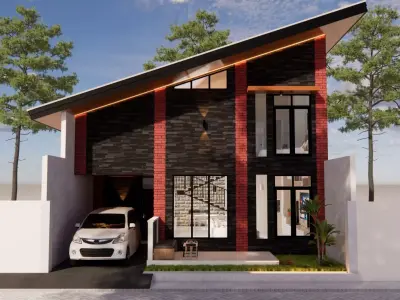 3D Home Exterior and Interior Design Package 3 3D model