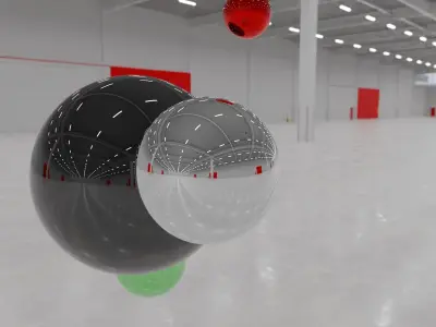 HDRI - Warehouse Interior 6 v1 Texture