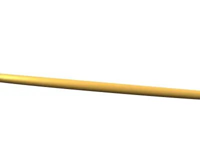 Princess Tiara With Blue Stones Low-poly 3D model