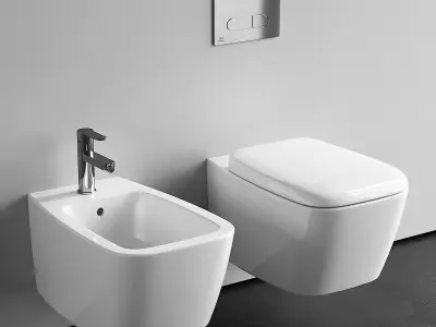  Ideal Standard Ventuno Wall-Hang WC art T316501 art T515101 3D model