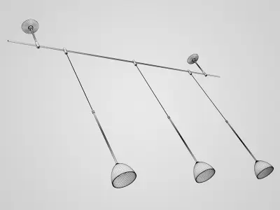 Triple Ceiling Lamp 22 3D model