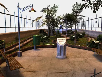 Bokanov plaza 3D model