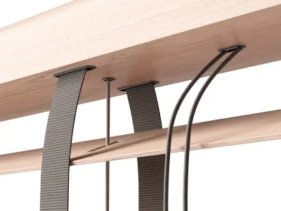 Wooden Blinds Set 43 3D model