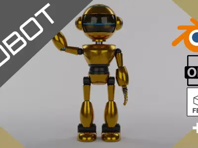 Robot 3D model 30