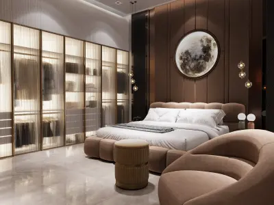 Architectural Interior house 3D model 3D model