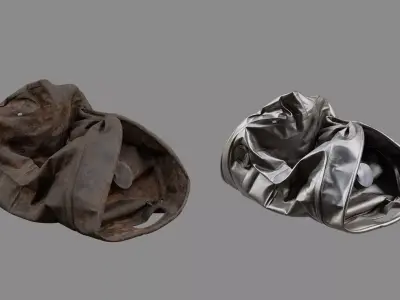 Crushed Keg 06 3D model