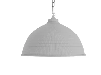 French house Holophane Pendant Low-poly 3D model