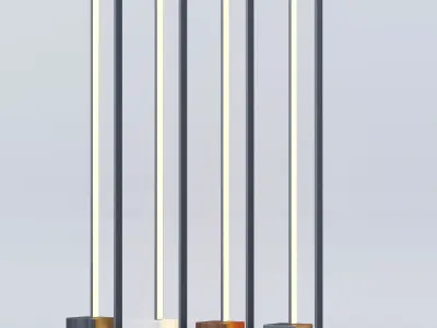 mire led lighting-floor lighting 3D model