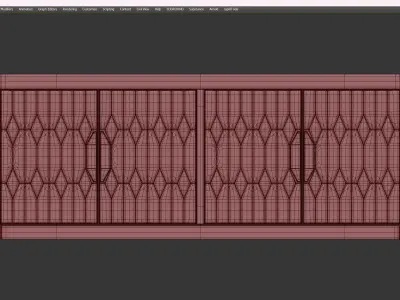 SAVOY BUFFET SIDEBOARD Low-poly 3D model