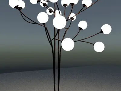 tree lamp 3D model