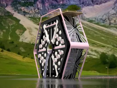 The Hexagonal Exterior Design 3D model