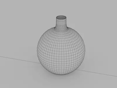 Earthenware jug 02 3D model