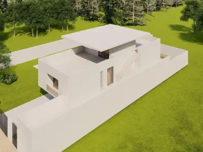 Casa Scene-villa-modern house 3D model