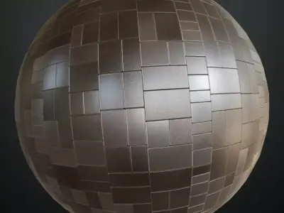 Silver Metal Powdered Plaster PBR Seamless Texture