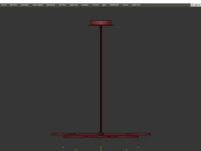 Corbett Patras Chandelier Low-poly 3D model