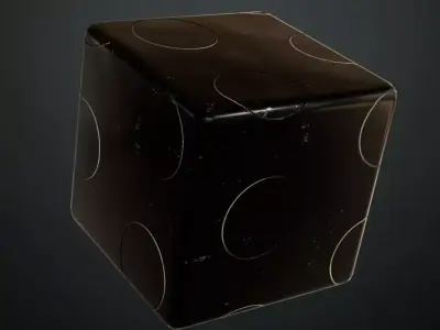 Simple Var Black Corrugated Metal Grill PBR Seamless Texture