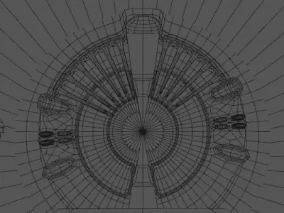 Spaceship Tunnel  3D model