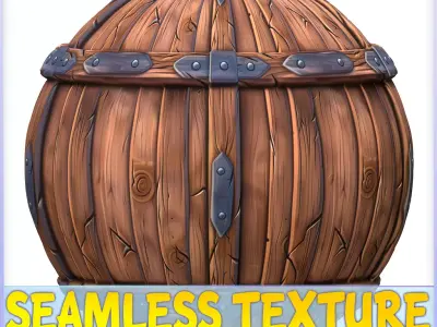 Stylized Wood Seamless Texture Texture